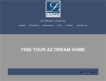 Tablet Screenshot of luxerealestategroup.com